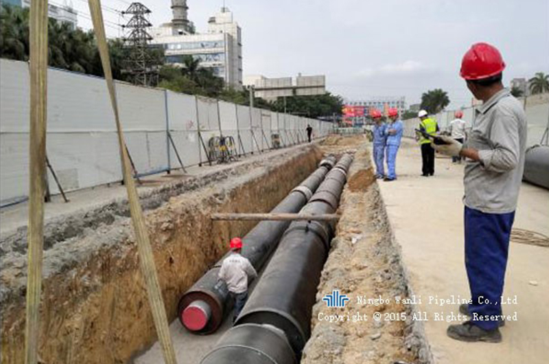 京能深圳鈺湖熱電聯(lián)產配套熱網管道工程